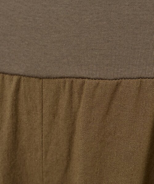 BEARDSLEY(ビアズリー)の「ウエストリブリネンバレルパンツ(その他パンツ・レディース・ブラウン/ダークグレー・1/0)」の10枚目の写真
