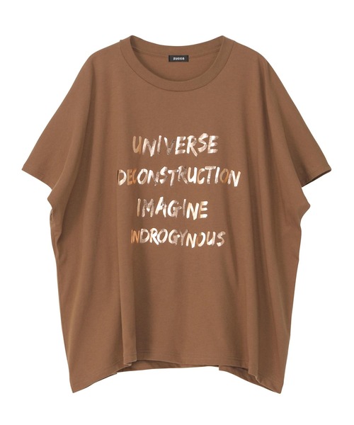ZUCCa(ズッカ)の「GLAM T / S(Tシャツ/カットソー・レディース・ライトグレー/ブラウン/ダークグレー・M size)」の3枚目の写真