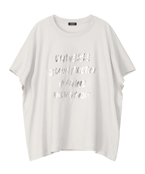 ZUCCa（ズッカ）の「GLAM T / Tシャツ（Tシャツ/カットソー・レディース・ライトグレー・M size）」の3枚目の写真