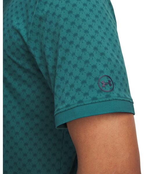 UNDER ARMOUR(アンダーアーマー)の「UAアーマードライ プリント リブ ポロ(ゴルフ/メンズ)(ポロシャツ・メンズ・カーキ系・XL/M/L/3XL/2XL/S)」の3枚目の写真