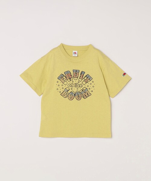 SHIPS any（シップス エニィ）の「FRUIT OF THE LOOM:〈洗濯機可能〉ロゴ プリント Tシャツ<KIDS>（Tシャツ/カットソー・キッズ・ブラック/イエロー/ホワイト・130/140/150/120）」の3枚目の写真