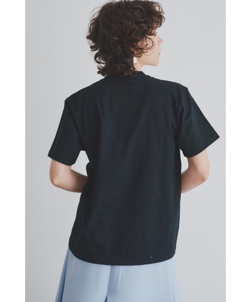 Muel Chic(ミュエルシック)の「Calm Tshirt / カルムTシャツ(Tシャツ/カットソー・レディース・ベージュ/インディゴブルー/オフホワイト/ブラック/ライトピンク・FREE)」の19枚目の写真