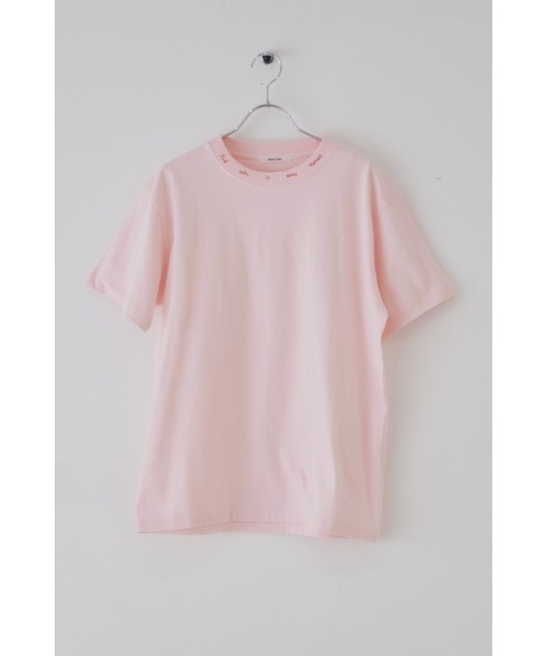 Muel Chic(ミュエルシック)の「Calm Tshirt / カルムTシャツ(Tシャツ/カットソー・レディース・ベージュ/インディゴブルー/オフホワイト/ブラック/ライトピンク・FREE)」の9枚目の写真