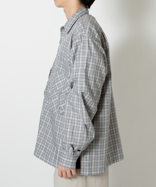 DAIWA PIER39（ダイワピア39）の「TECH SPORTS OPEN COLLAR SHIRT BE-82026（シャツ/ブラウス・メンズ・チャコールグレー/ライトグレー/ブラウン・X-LARGE/SMALL/MEDIUM/LARGE）」の13枚目の写真