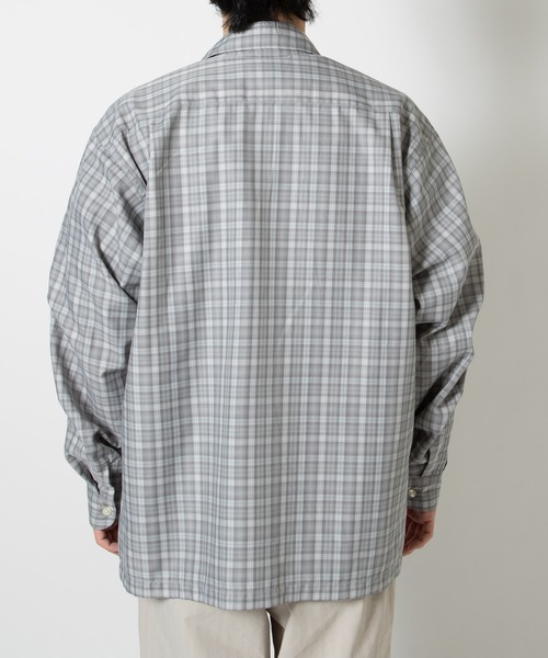 DAIWA PIER39（ダイワピア39）の「TECH SPORTS OPEN COLLAR SHIRT BE-82026（シャツ/ブラウス・メンズ・チャコールグレー/ライトグレー/ブラウン・X-LARGE/SMALL/MEDIUM/LARGE）」の12枚目の写真