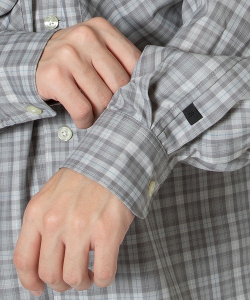 DAIWA PIER39（ダイワピア39）の「TECH SPORTS OPEN COLLAR SHIRT BE-82026（シャツ/ブラウス・メンズ・チャコールグレー/ライトグレー/ブラウン・X-LARGE/SMALL/MEDIUM/LARGE）」の20枚目の写真