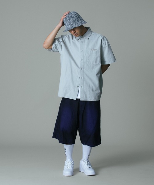 XLARGE(エクストララージ)の「MELANGE KNIT BUCKET HAT(ハット・メンズ・オリーブ/ブラック/ネイビー・L/M)」の9枚目の写真