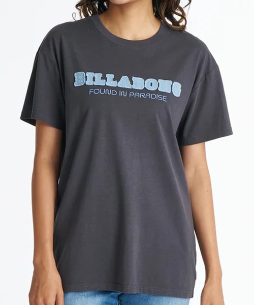 BILLABONG(ビラボン)の「BILLABONG/ビラボン 半袖 Tシャツ DENIM APPRIQUE BOY FIT T BG01C202(Tシャツ/カットソー・レディース・ライトブルー/ホワイト/イエロー/スミクロ・M/L)」の3枚目の写真