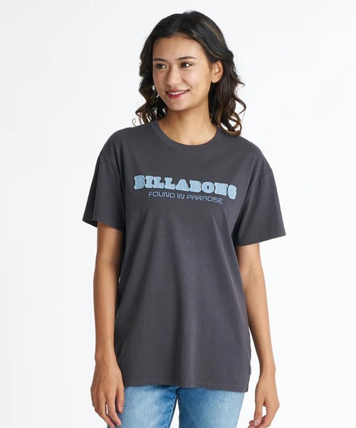 BILLABONG(ビラボン)の「BILLABONG/ビラボン 半袖 Tシャツ DENIM APPRIQUE BOY FIT T BG01C202(Tシャツ/カットソー・レディース・ライトブルー/ホワイト/イエロー/スミクロ・M/L)」の19枚目の写真