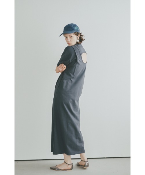 Muel Chic(ミュエルシック)の「Breeze CS OP / ブリーズカットソーワンピース(ワンピース・レディース・スカイブルー/オートミール/スミクロ・SMALL/MEDIUM)」の7枚目の写真