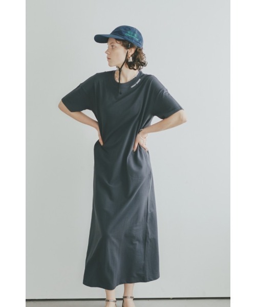 Muel Chic(ミュエルシック)の「Breeze CS OP / ブリーズカットソーワンピース(ワンピース・レディース・スカイブルー/オートミール/スミクロ・SMALL/MEDIUM)」の6枚目の写真
