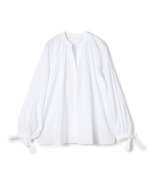 BOURRIENNE FLIRT コットン ギャザーブラウス