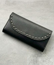 KNACK（ナック）の「栃木レザー スタッズ ロング ウォレット 日本製（財布）」