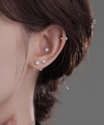 /Bz/【456818】2WAYパールピアス(RZ)