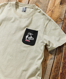 CHUMS（チャムス）の「限定展開 CHUMS×FREAK'S STORE/チャムス 別注 ブービーバード ニットポケット クルーネック Tシャツ（Tシャツ/カットソー）」