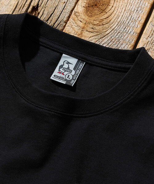 FREAK'S STORE(フリークスストア)の「限定展開 CHUMS×FREAK'S STORE チャムス 別注 ブービーバード ニットポケット クルーネック Tシャツ(Tシャツ/カットソー・メンズ・ベージュ/ブラック/ネイビー/ホワイト・X-LARGE/LARGE/MEDIUM/SMALL)」の9枚目の写真