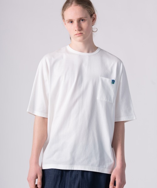 rehacer（レアセル）の「rehacer : Pack Flower Dolman CS / パック フラワー ドルマンカットソー（Tシャツ/カットソー・メンズ・ホワイト/ブラック・SMALL/MEDIUM/LARGE/X-LARGE）」の6枚目の写真