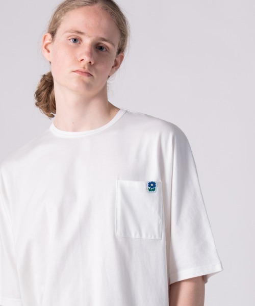 rehacer（レアセル）の「rehacer : Pack Flower Dolman CS / パック フラワー ドルマンカットソー（Tシャツ/カットソー・メンズ・ホワイト/ブラック・SMALL/MEDIUM/LARGE/X-LARGE）」の7枚目の写真