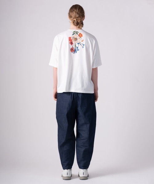 rehacer（レアセル）の「rehacer : Pack Flower Dolman CS / パック フラワー ドルマンカットソー（Tシャツ/カットソー・メンズ・ホワイト/ブラック・SMALL/MEDIUM/LARGE/X-LARGE）」の12枚目の写真