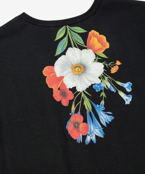 rehacer（レアセル）の「rehacer : Pack Flower Dolman CS / パック フラワー ドルマンカットソー（Tシャツ/カットソー・メンズ・ホワイト/ブラック・SMALL/MEDIUM/LARGE/X-LARGE）」の18枚目の写真