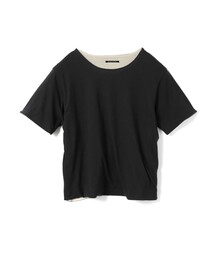mizuiro ind バイカラーリバーシブルTシャツ