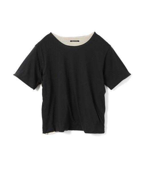 セール】mizuiro ind バイカラーリバーシブルTシャツ（Tシャツ