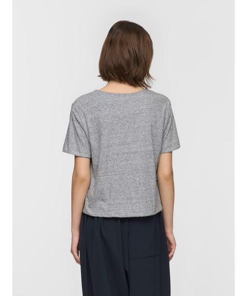 mizuiroind（ミズイロインド）の「mizuiro ind バイカラーリバーシブルTシャツ（Tシャツ/カットソー・レディース・オフホワイト/ブラック/グレー・FREE）」の11枚目の写真