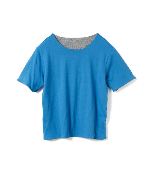 mizuiroind（ミズイロインド）の「mizuiro ind バイカラーリバーシブルTシャツ（Tシャツ/カットソー・レディース・オフホワイト/ブラック/グレー・FREE）」の21枚目の写真
