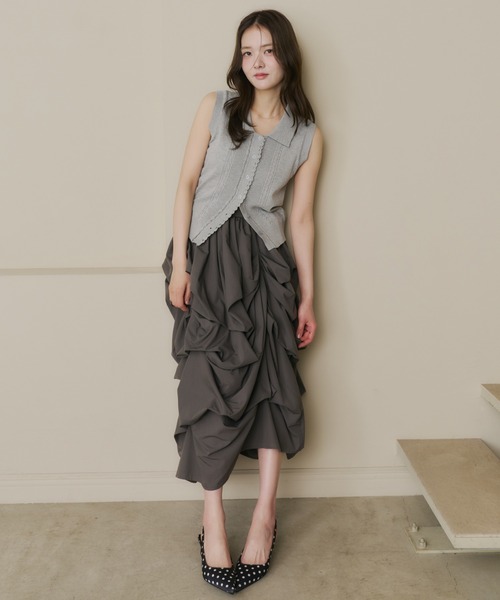 Olu.(オルドット)の「ドットストラップパンプス(サンダル・レディース・ホワイト/ブラック・35/37/39)」の11枚目の写真