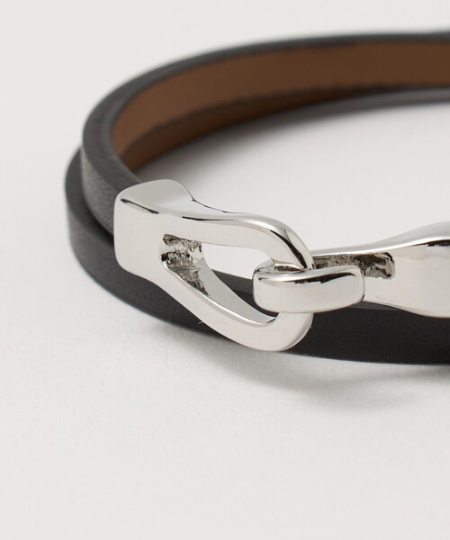 BEAUTY&YOUTH UNITED ARROWS(ビューティーアンドユースユナイテッドアローズ)の「メタル×レザーベルト ブレスレット(ブレスレット・レディース・ブラウン系/ブラック・FREE)」の9枚目の写真