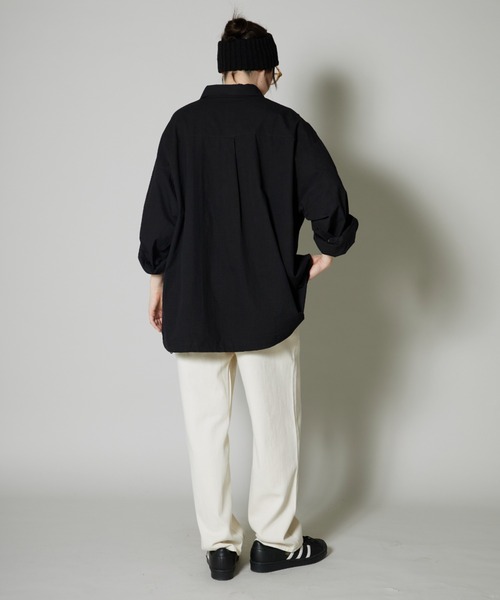 OK YESTERDAY（オッケーイエスタデイ）の「コットンツイルパンツ（その他パンツ・レディース・ベージュ/アイボリー/ブラック・MEDIUM）」の10枚目の写真