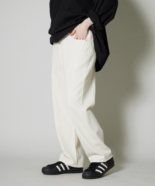 OK YESTERDAY（オッケーイエスタデイ）の「コットンツイルパンツ（その他パンツ・レディース・ベージュ/アイボリー/ブラック・MEDIUM）」の12枚目の写真