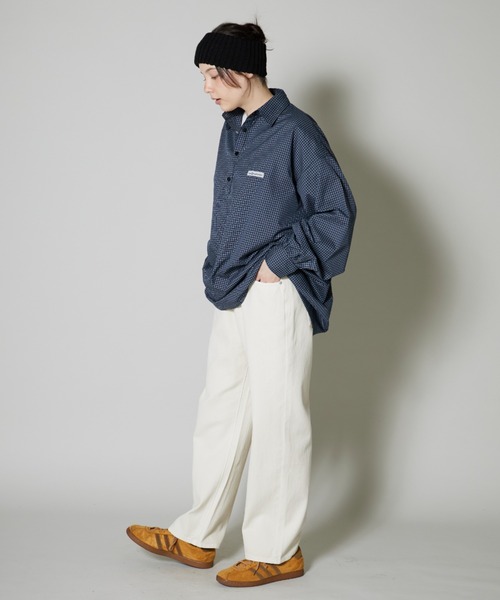 OK YESTERDAY（オッケーイエスタデイ）の「コットンツイルパンツ（その他パンツ・レディース・ベージュ/アイボリー/ブラック・MEDIUM）」の17枚目の写真