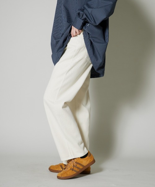 OK YESTERDAY（オッケーイエスタデイ）の「コットンツイルパンツ（その他パンツ・レディース・ベージュ/アイボリー/ブラック・MEDIUM）」の20枚目の写真