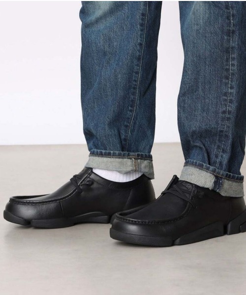 Clarks(クラークス)の「Clarks Trigenic2 Lo(クラークス トライジェニック2ロー)(スニーカー・メンズ・ブラック系/ブラウン系・25cm/25.5cm/24cm/24.5cm/27.5cm/27cm/26.5cm/26cm)」の2枚目の写真