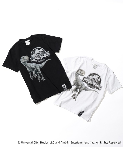 X-girl（エックスガール）の「X-girl x JURASSIC WORLD S/S BABY TEE（Tシャツ/カットソー・レディース・ブラック/ホワイト・S/M）」の9枚目の写真