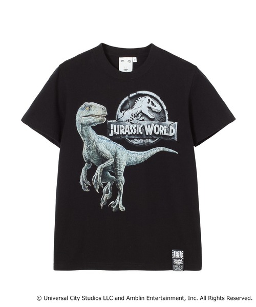 X-girl（エックスガール）の「X-girl x JURASSIC WORLD S/S BABY TEE（Tシャツ/カットソー・レディース・ブラック/ホワイト・S/M）」の8枚目の写真