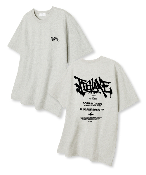 TI.GLAKE(ティーグレイク)の「ノールリーフ オーバーサイズ 半袖Tシャツ オートミール(Tシャツ/カットソー・メンズ・その他・XX-LARGE/X-LARGE/LARGE)」の1枚目の写真