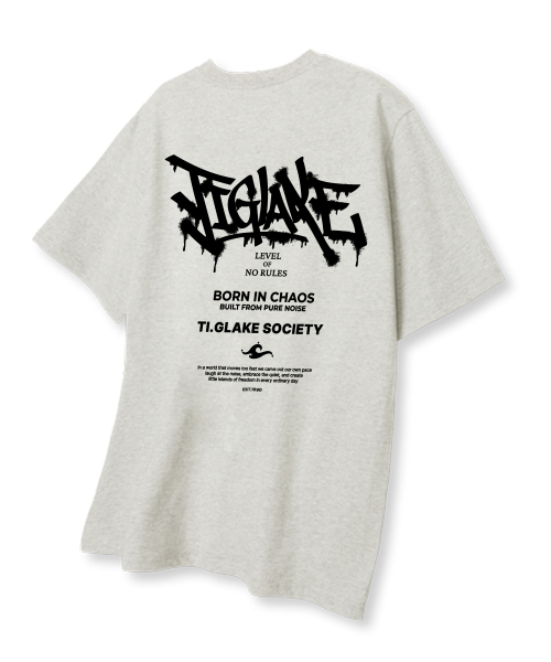 TI.GLAKE(ティーグレイク)の「ノールリーフ オーバーサイズ 半袖Tシャツ オートミール(Tシャツ/カットソー・メンズ・その他・XX-LARGE/X-LARGE/LARGE)」の3枚目の写真
