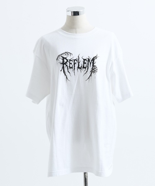 REFLEM(レフレム)の「『REFLEM/レフレム』ホログラムスカルプリントTシャツ/ハーフスリーブカットソー(Tシャツ/カットソー・レディース・ホワイト/ブラック・FREE)」の22枚目の写真