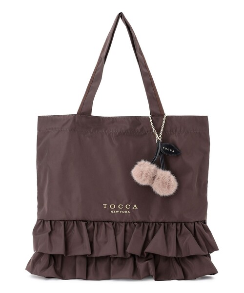TOCCA(トッカ)の「SOGNO FUR CHARM TOTE トートバッグ(ショルダーバッグ・レディース・ブラック系/レッド系5/ベージュ系/ブラウン系・F)」の13枚目の写真