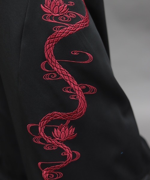 REZEN(リゼン)の「蛇×蓮刺繍ワイドパンツ(その他パンツ・メンズ・ターコイズブルー/ローズ/ライトグレー・MEDIUM/LARGE/SMALL)」の9枚目の写真