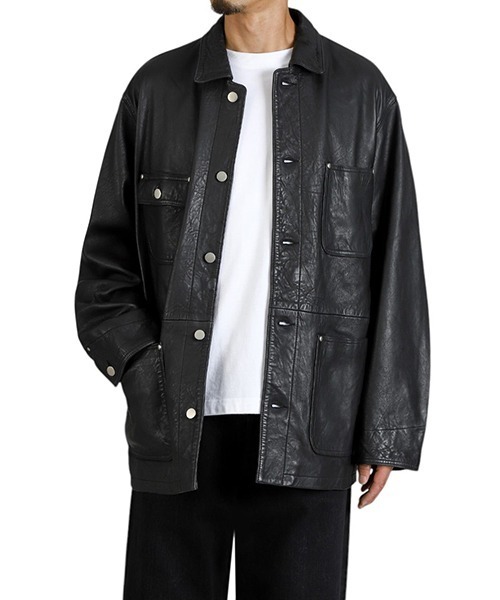 ARKnets（アークネッツ）の「JAGROSE / ジャグロース：COVERALL：JR-25WM01[AST]（カバーオール・メンズ・ブラック・L/XL）」の12枚目の写真