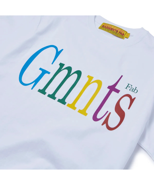GARMENTS FAB(ガーメンツファブ)の「Rainbow GMNTS Tee (WHITE)(Tシャツ/カットソー・レディース・その他・LARGE/MEDIUM)」の4枚目の写真