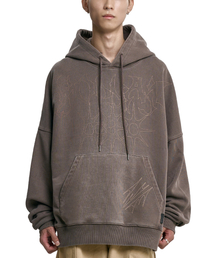 AJOBYAJO（アジョバイアジョ）の「[PBA] SB VNJ Logo Washed Hoodie [BROWN]（パーカー）」