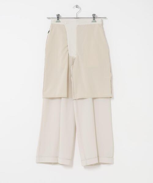 URBAN RESEARCH ROSSO WOMEN（アーバンリサーチ　ロッソ）の「クールタッチ 防シワ ストレートパンツ（その他パンツ・レディース・ブルー系その他/ベージュ系その他・38/36）」の8枚目の写真