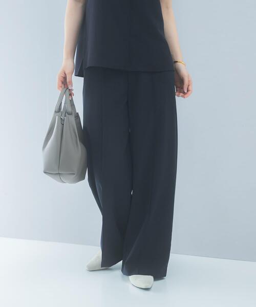 URBAN RESEARCH ROSSO WOMEN（アーバンリサーチ　ロッソ）の「クールタッチ 防シワ ストレートパンツ（その他パンツ・レディース・ブルー系その他/ベージュ系その他・38/36）」の10枚目の写真