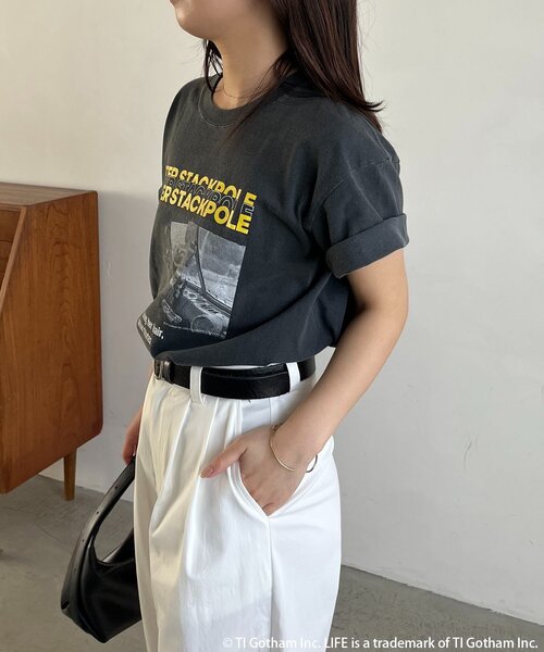 CAPRICIEUX LE'MAGE(カプリシューレマージュ)の「〈GOOD ROCK SPEED〉PETER PHOTO Tシャツ(Tシャツ/カットソー・レディース・ブラック・FREE)」の15枚目の写真