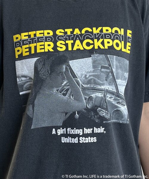 CAPRICIEUX LE'MAGE(カプリシューレマージュ)の「〈GOOD ROCK SPEED〉PETER PHOTO Tシャツ(Tシャツ/カットソー・レディース・ブラック・FREE)」の11枚目の写真