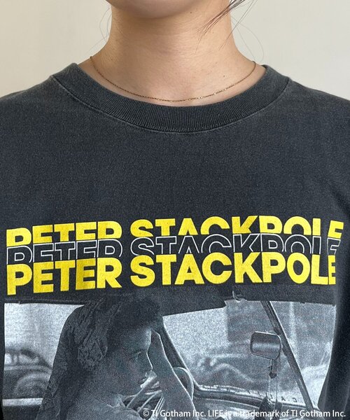 CAPRICIEUX LE'MAGE(カプリシューレマージュ)の「〈GOOD ROCK SPEED〉PETER PHOTO Tシャツ(Tシャツ/カットソー・レディース・ブラック・FREE)」の12枚目の写真